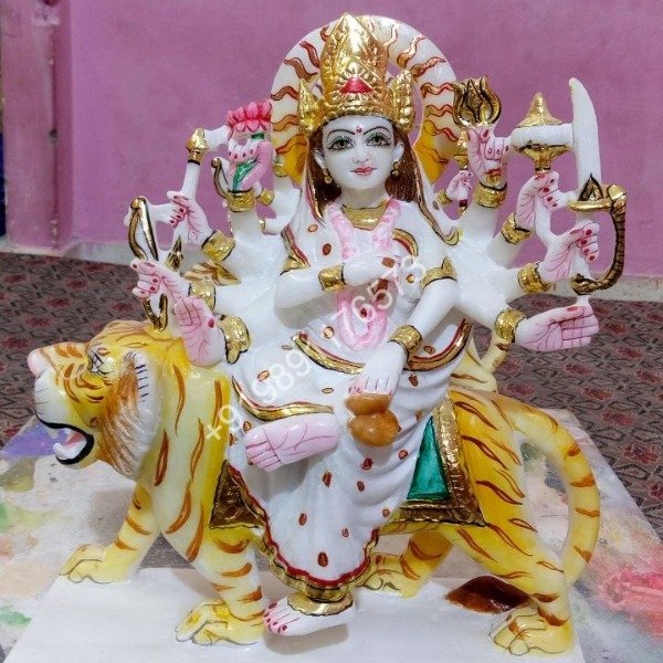 Marble Durga Murti